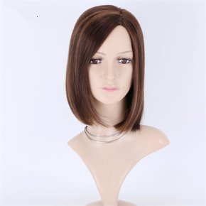 Golden Reddish Brown 5X5＂Mono Top Open Wefted Wigs