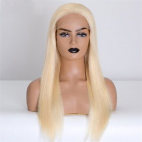 Bleach Blonde Slavic Virgin Hair Medical Wigs