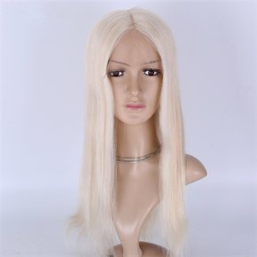 White Best European Virgin Hair Medical Wigs