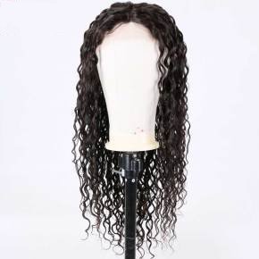 Custom Curls Remy Hair Natural Color 13x4 Lace Front Wigs