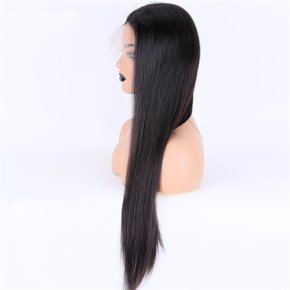 Stock Silk Straight Natural Black 13X6 HD Lace Front Wigs