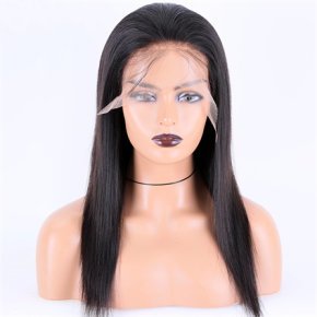 Stock Wig Natural Black Straight 13X6 HD Lace Front Wigs