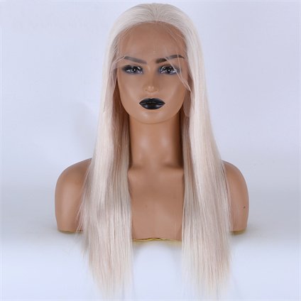 White 130% Density Straight 13X6 HD Lace Front Wigs