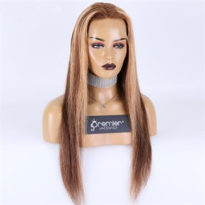 Brown Rooted 150% Density 13X4 HD Lace Front Wigs