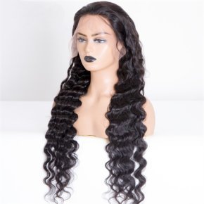 30‘’ Remy Hair Nature Color Full Lace Wigs