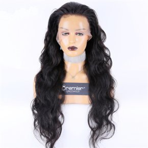 Natural Color Wave Full Hand-Tied Wigs