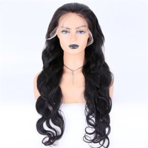Body Wave Natural Black 180% Density 13X6 HD Lace Front Wigs