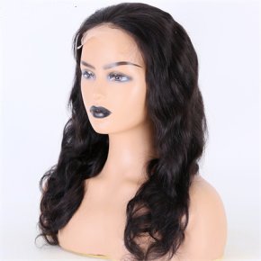 Remy Hair Natural Black 5*5＂ HD Lace Closure Wigs