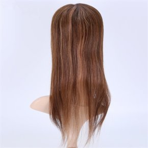 Golden Highlight Ash Brown 16＂130% Density 5X6.5＂Mono Toppers