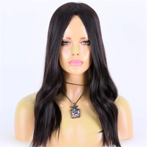 7X8＂Double Drawn Braziian Hair 130% Density Silk Wefted Toppers