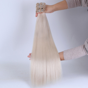 Unprocessed Slavic Virgin Hair White Machine Made Weft