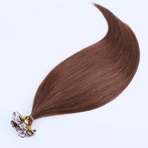 Chestnut Brown Silk Straight Mini Tape in Hair Extension