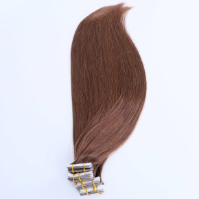 Chestnut Brown Straight Normal Tape in Hair Extension