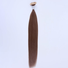 Medium Golden Brown Straight Injected Tape in Hair Extensions