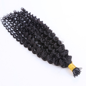 20'' Kinky Curly Keratin Y-tip Hair Extension