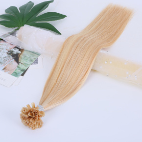 Blonde Mix Keratin V-tip Hair Extension