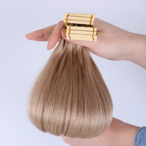 Light Ash Brown 6D Hair Extension