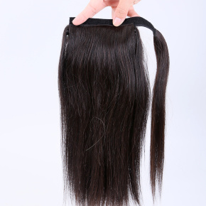 Natural Black Straight Ponytial Hair Extension